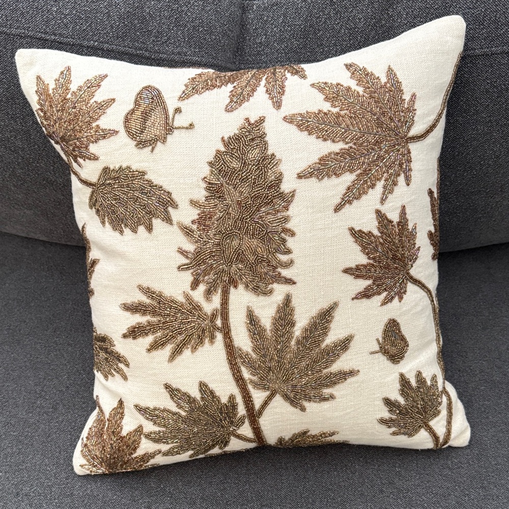 Jonathan Adler Hand Beaded Pillow
